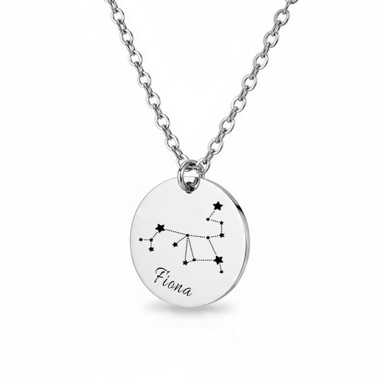Sternbild Halskette Gravur Silber Geschenk