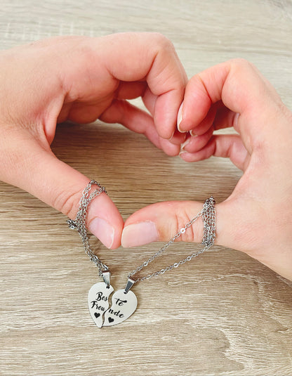 Personalisierte Herz Halskette für Freunde - Symbolischer Schmuck als Geschenk