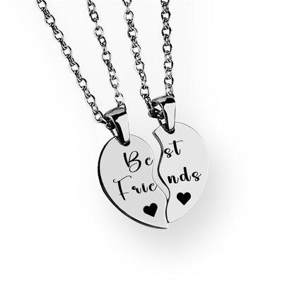 Best Friends Halskette Gravur Silber Geschenk