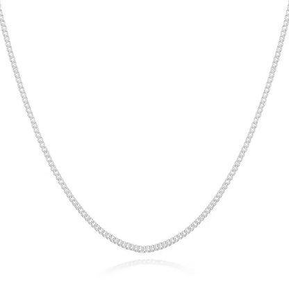 Sterling-Silber Halskette Damen Geschenk