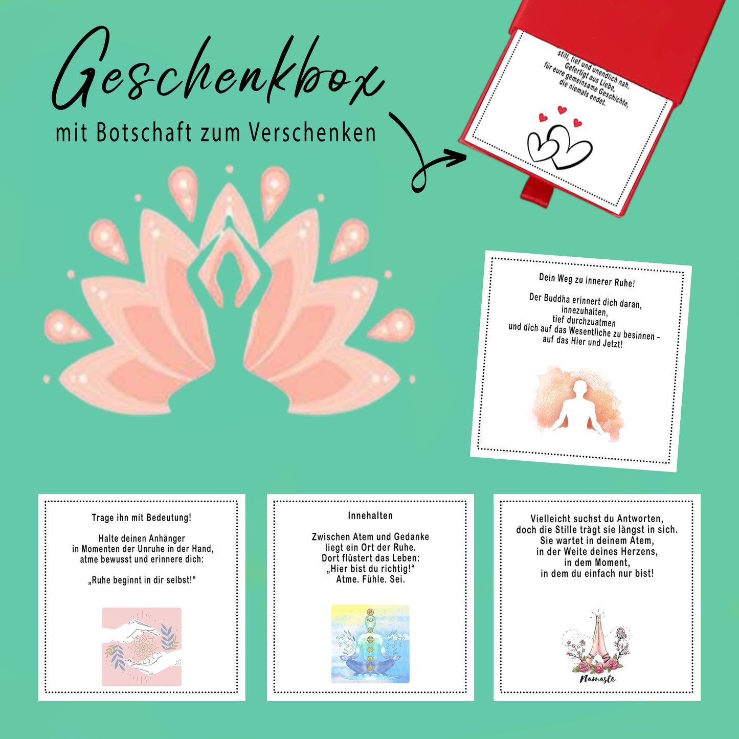 Buddhismus Geschenkbox Cover Übersicht