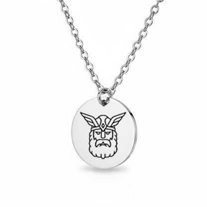 Odin Halskette Gravur Silber Geschenk