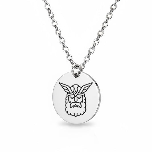Odin Halskette Gravur Silber Geschenk