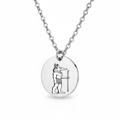 Pharao Halskette Gravur Silber Geschenk