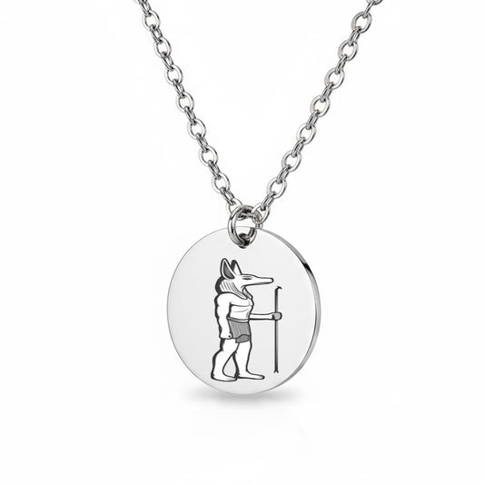 Pharao Halskette Gravur Silber Geschenk