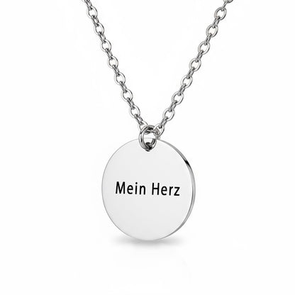 Personalisierte Namenskette mit Geburtsstein - Individuelles Geschenk
