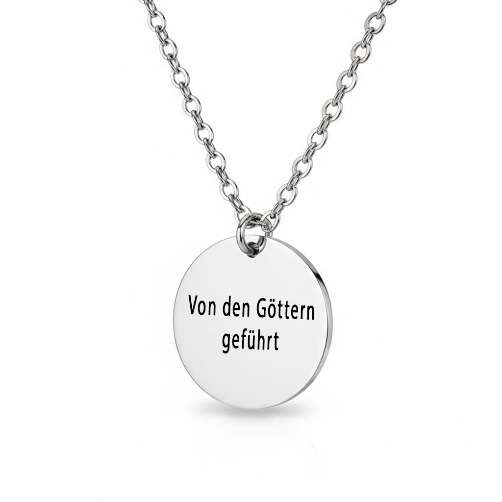Nordische Halskette Gravur Silber Geschenk