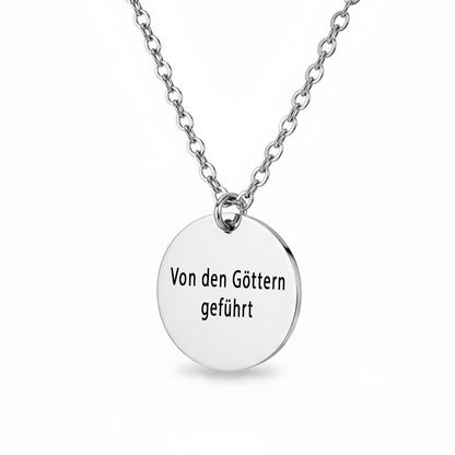 Nordische Halskette Gravur Silber Geschenk