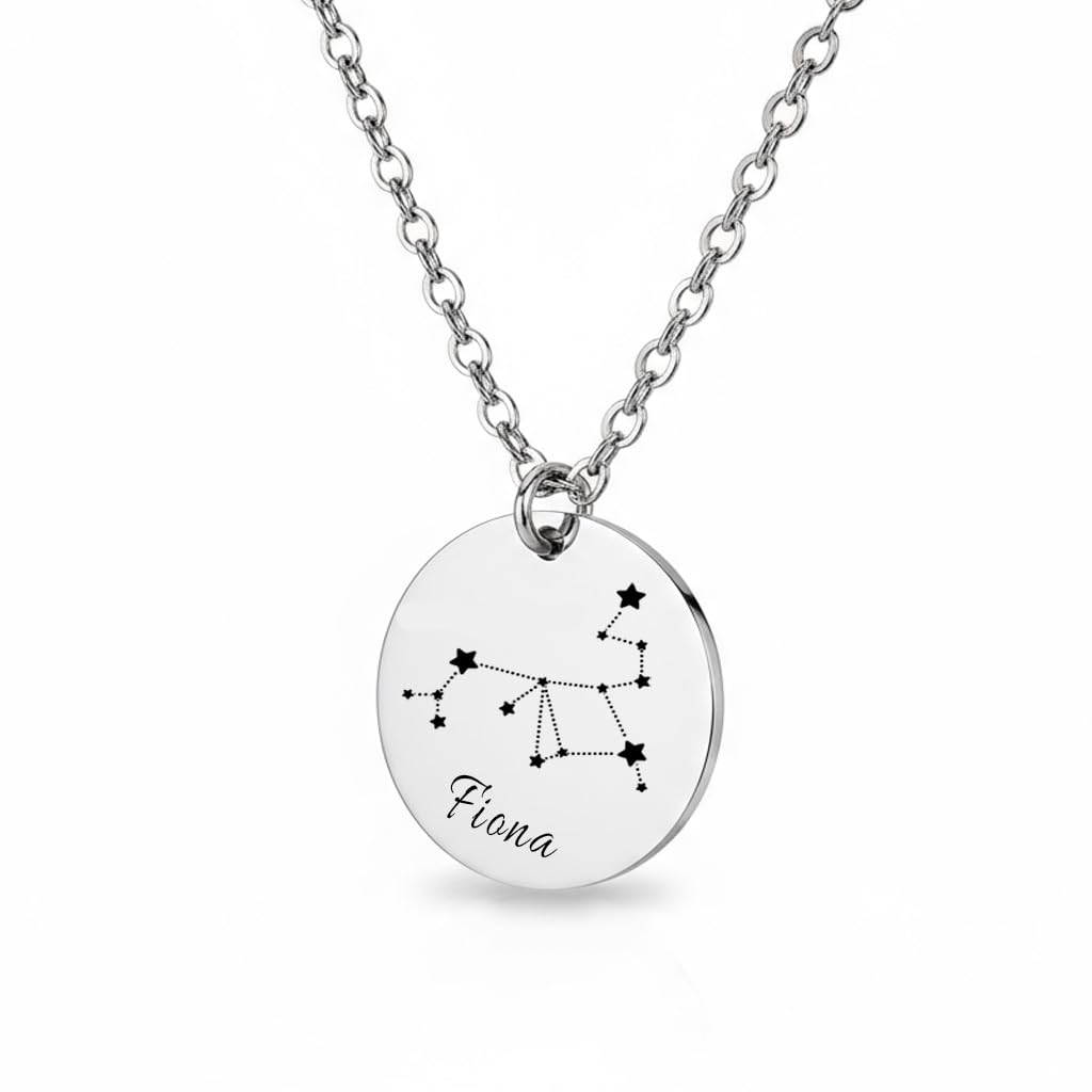 Sternbild Halskette Gravur Silber Geschenk