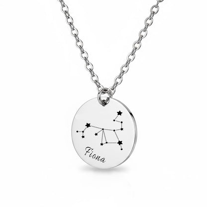 Sternbild Halskette Gravur Silber Geschenk